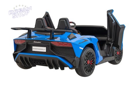 Pojazd Lamborghini Aventador SV Niebieski Pojazd Lamborghini Aventador SV Niebieski