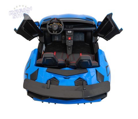 Pojazd Lamborghini Aventador SV Niebieski Pojazd Lamborghini Aventador SV Niebieski