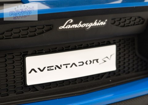 Pojazd Lamborghini Aventador SV Niebieski Pojazd Lamborghini Aventador SV Niebieski