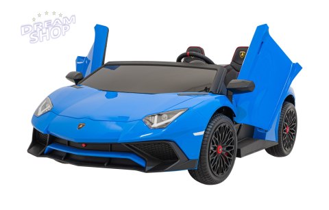 Pojazd Lamborghini Aventador SV Niebieski Pojazd Lamborghini Aventador SV Niebieski