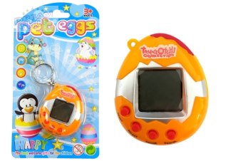 Tamagotchi w Jajku Gra Elektroniczne Zwierzątko Pomarańczowe