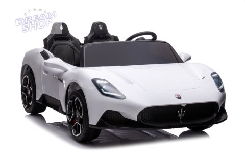 Auto Na Akumulator Maserati MC20 Białe Auto Na Akumulator Maserati MC20 Białe