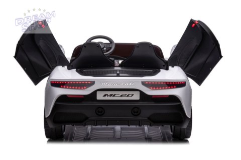 Auto Na Akumulator Maserati MC20 Białe Auto Na Akumulator Maserati MC20 Białe
