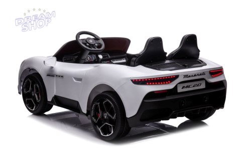Auto Na Akumulator Maserati MC20 Białe Auto Na Akumulator Maserati MC20 Białe