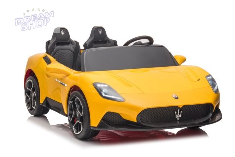 Auto Na Akumulator Maserati MC20 Żółte Auto Na Akumulator Maserati MC20 Żółte