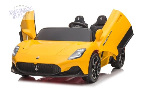 Auto Na Akumulator Maserati MC20 Żółte Auto Na Akumulator Maserati MC20 Żółte