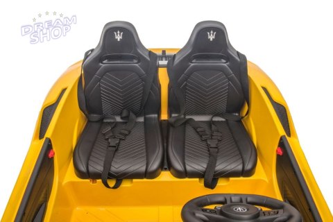 Auto Na Akumulator Maserati MC20 Żółte Auto Na Akumulator Maserati MC20 Żółte