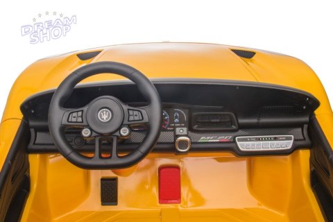 Auto Na Akumulator Maserati MC20 Żółte Auto Na Akumulator Maserati MC20 Żółte