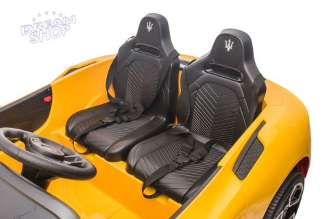 Auto Na Akumulator Maserati MC20 Żółte Auto Na Akumulator Maserati MC20 Żółte