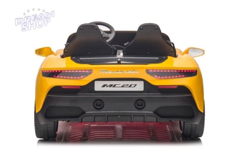 Auto Na Akumulator Maserati MC20 Żółte Auto Na Akumulator Maserati MC20 Żółte