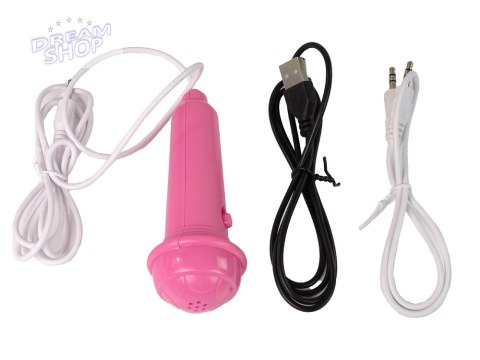 Elektryczne Pianino Keyboard Dla Dzieci Różowy Nuty USB MP3