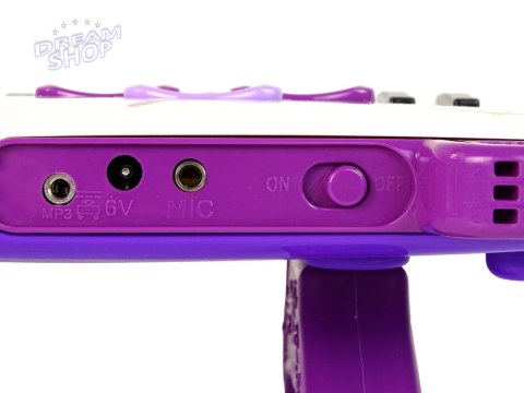 Elektryczne Pianino Keyboard Dla Dzieci Różowy Nuty USB MP3