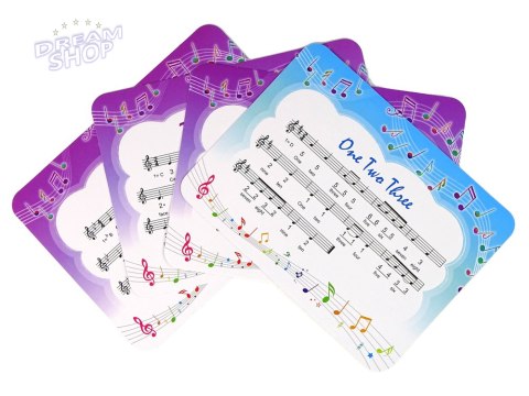 Elektryczne Pianino Keyboard Dla Dzieci Różowy Nuty USB MP3