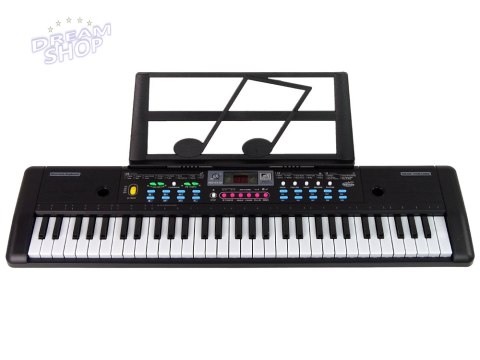 Keyboard MQ-6112 Mikrofon Uchwyt Na Nuty 61 Klawiszy Keyboard MQ-6112 Mikrofon Uchwyt Na Nuty 61 Klawiszy