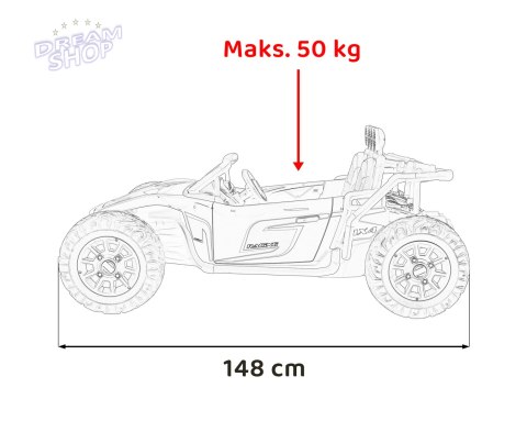 Pojazd Buggy Racing 5 Czarny Pojazd Buggy Racing 5 Czarny