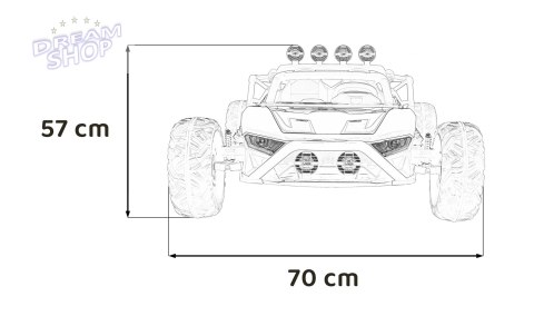 Pojazd Buggy Racing 5 Czarny Pojazd Buggy Racing 5 Czarny