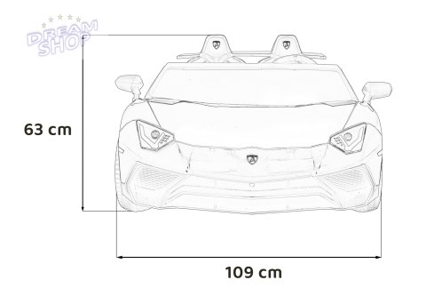 Pojazd Lamborghini Aventador SV Niebieski Pojazd Lamborghini Aventador SV Niebieski