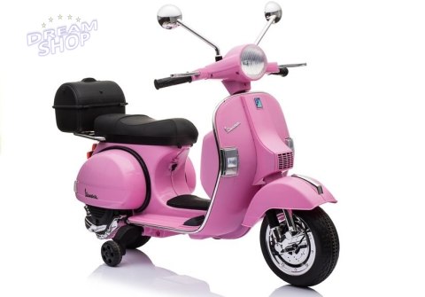 Skuter Na Akumulator Vespa Różowy Skuter Na Akumulator Vespa Różowy