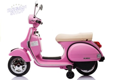 Skuter Na Akumulator Vespa Różowy Skuter Na Akumulator Vespa Różowy