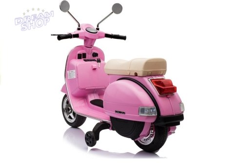 Skuter Na Akumulator Vespa Różowy Skuter Na Akumulator Vespa Różowy
