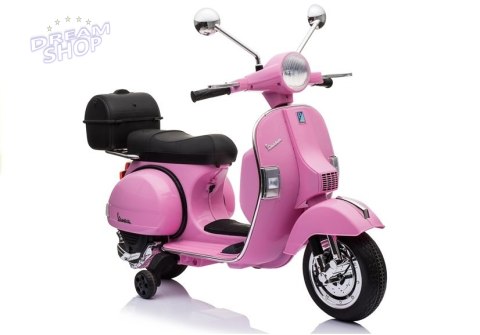 Skuter Na Akumulator Vespa Różowy Skuter Na Akumulator Vespa Różowy