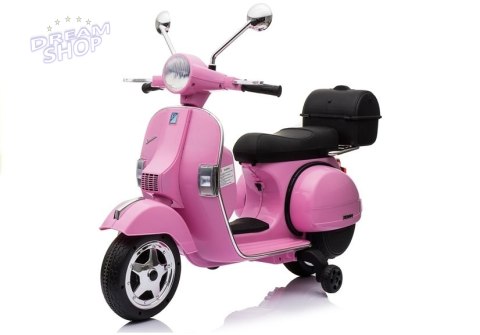 Skuter Na Akumulator Vespa Różowy Skuter Na Akumulator Vespa Różowy