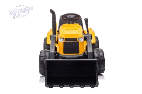 Traktor Na Akumulator Z Przyczepą S617 Żółty Traktor Na Akumulator Z Przyczepą S617 Żółty