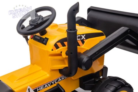 Traktor Na Akumulator Z Przyczepą S617 Żółty Traktor Na Akumulator Z Przyczepą S617 Żółty