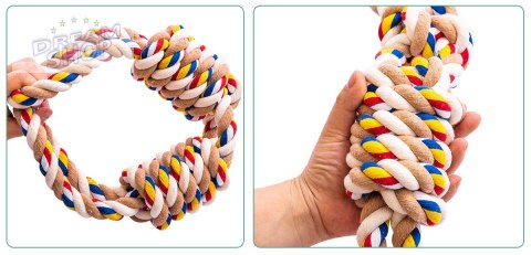 Zabawka szarpak z supłami dla psa WALLY 60 cm Zabawka szarpak z supłami dla psa WALLY 60 cm