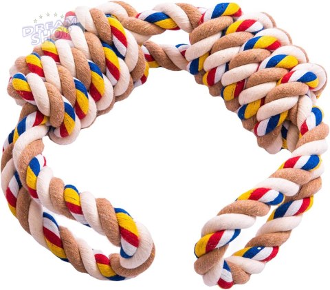 Zabawka szarpak z supłami dla psa WALLY 60 cm Zabawka szarpak z supłami dla psa WALLY 60 cm