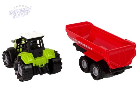 Zielony Traktor z Czerwoną Przyczepką Dźwięk Zielony Traktor z Czerwoną Przyczepką Dźwięk