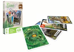 Gra Karciana 2w1 Memory, Czarny Piotruś Dinozaury Karty