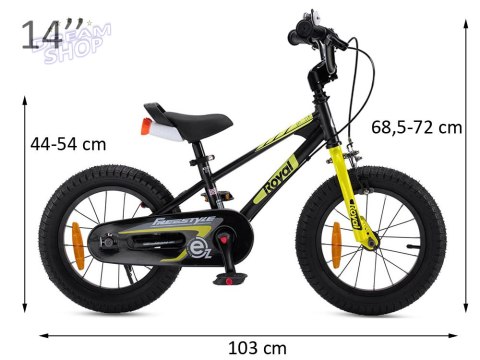 RoyalBaby 2w1 Rower + biegówka 14 Freestyle RO0153 RoyalBaby 2w1 Rower + biegówka 14 Freestyle RO0153