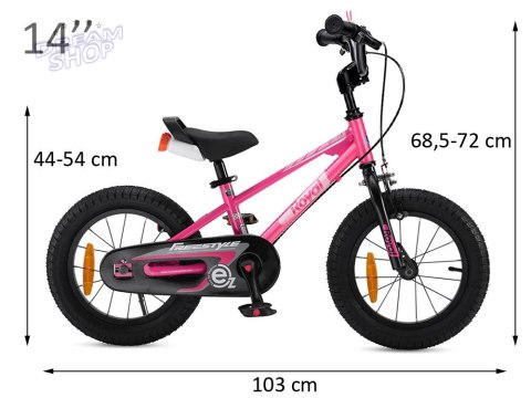 RoyalBaby 2w1 Rower + biegówka 14 Freestyle RO0153 RoyalBaby 2w1 Rower + biegówka 14 Freestyle RO0153