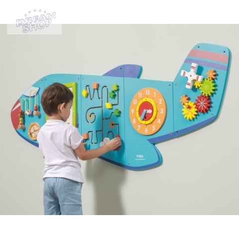 Sensoryczna Edukacyjna Tablica Drewniana Manipulacyjna Viga Samolot Sensoryczna Edukacyjna Tablica Drewniana Manipulacyjna Viga Samolot