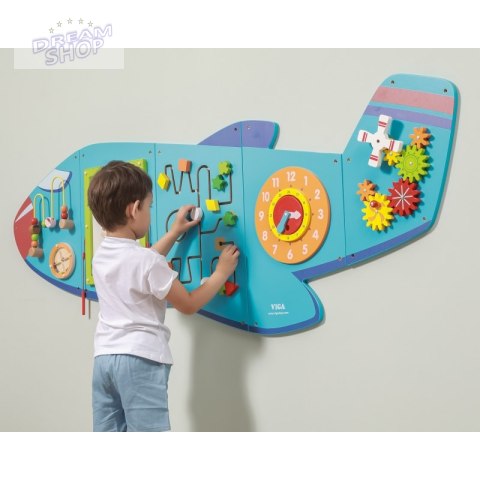 Sensoryczna Edukacyjna Tablica Drewniana Manipulacyjna Viga Samolot Sensoryczna Edukacyjna Tablica Drewniana Manipulacyjna Viga Samolot