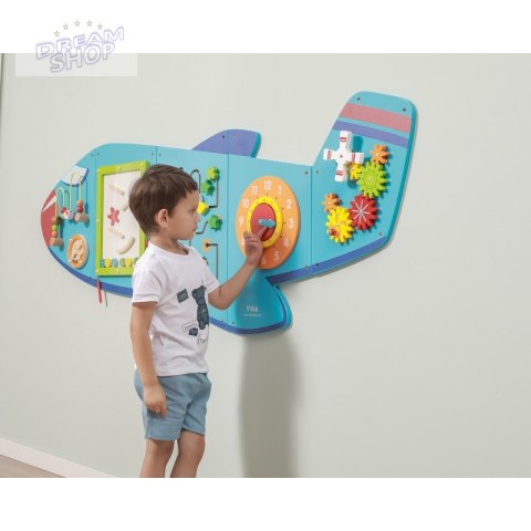 Sensoryczna Edukacyjna Tablica Drewniana Manipulacyjna Viga Samolot Sensoryczna Edukacyjna Tablica Drewniana Manipulacyjna Viga Samolot