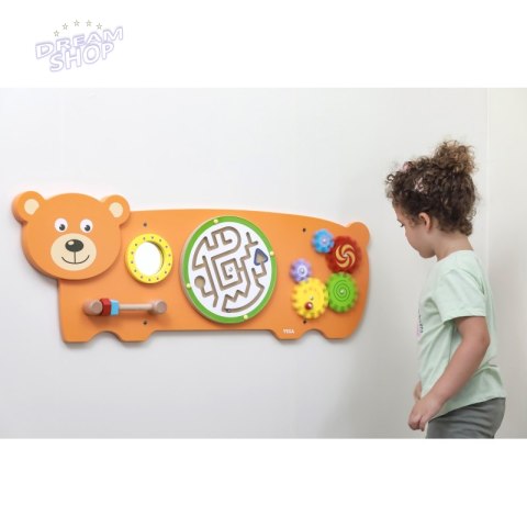 Viga Toys Sensoryczna tablica Manipulacyjna Miś Viga Toys Sensoryczna tablica Manipulacyjna Miś