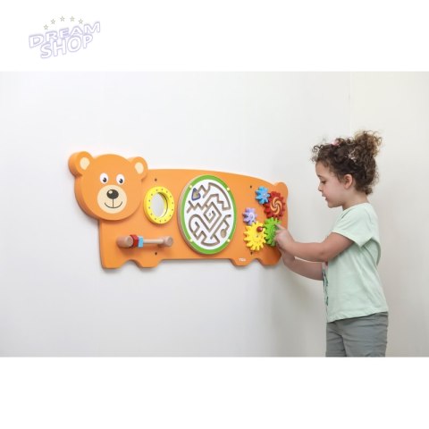 Viga Toys Sensoryczna tablica Manipulacyjna Miś Viga Toys Sensoryczna tablica Manipulacyjna Miś