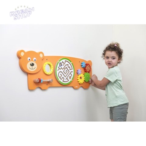 Viga Toys Sensoryczna tablica Manipulacyjna Miś Viga Toys Sensoryczna tablica Manipulacyjna Miś