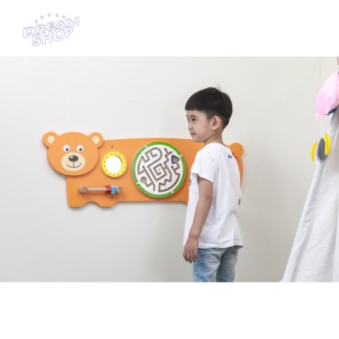 Viga Toys Sensoryczna tablica Manipulacyjna Miś Viga Toys Sensoryczna tablica Manipulacyjna Miś