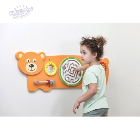 Viga Toys Sensoryczna tablica Manipulacyjna Miś Viga Toys Sensoryczna tablica Manipulacyjna Miś