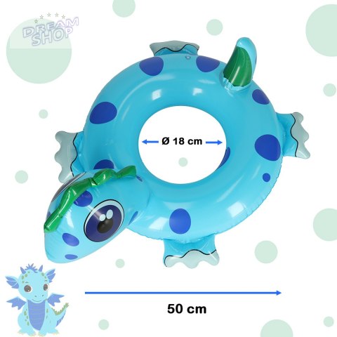 Koło dmuchane do pływania dinozaur 50cm Koło dmuchane do pływania dinozaur 50cm