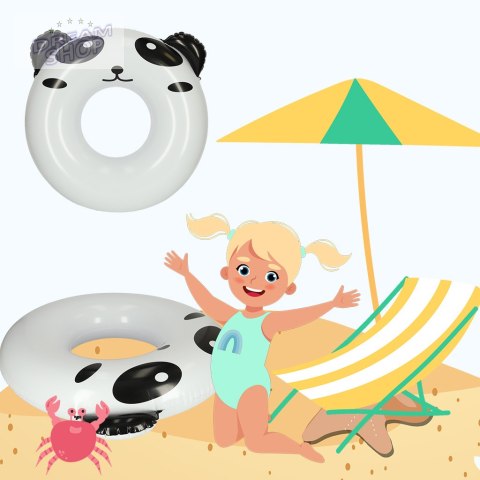 Koło do pływania kółko dla dzieci 80cm panda