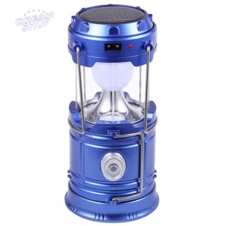 Lampa turystyczna lampka latarka biwakowa solarna