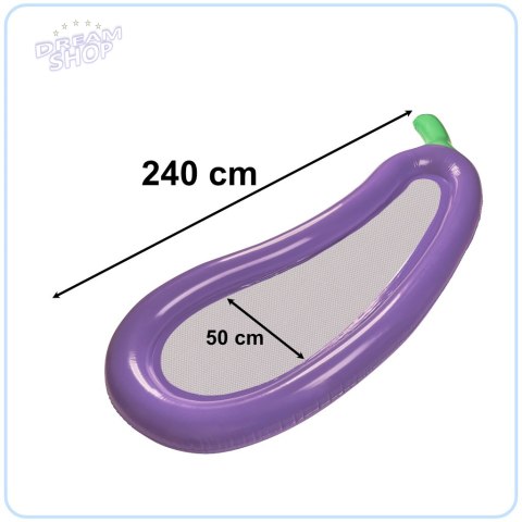 Materac dmuchany siateczkowy bakłażan 240cm Materac dmuchany siateczkowy bakłażan 240cm