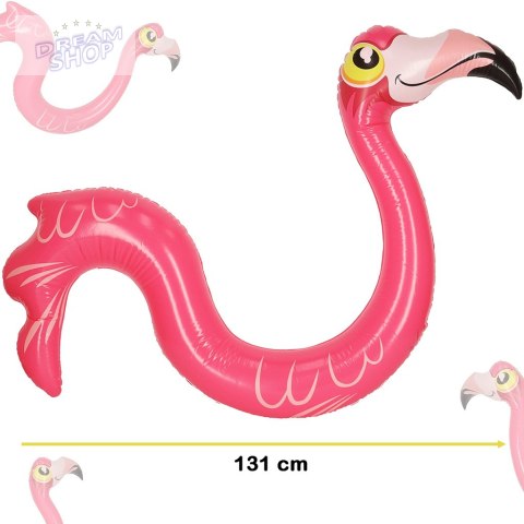 Pływak dmuchany makaron do basenu flaming 131cm Pływak dmuchany makaron do basenu flaming 131cm