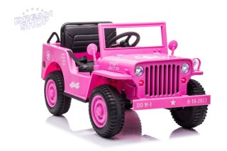 Auto Na Akumulator JH-103 Różowe 4x4