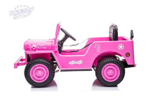Auto Na Akumulator JH-103 Różowe 4x4