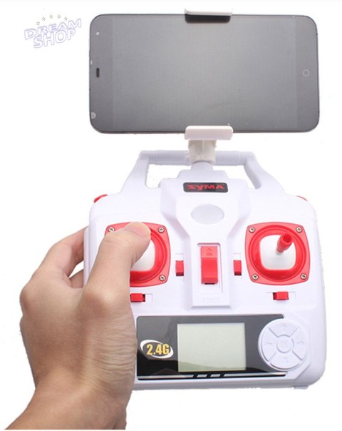 Dron RC Syma X5HW 2,4GHz Kamera Wi-Fi niebieski